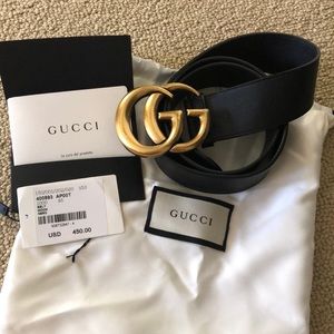 GG Marmont wide belt